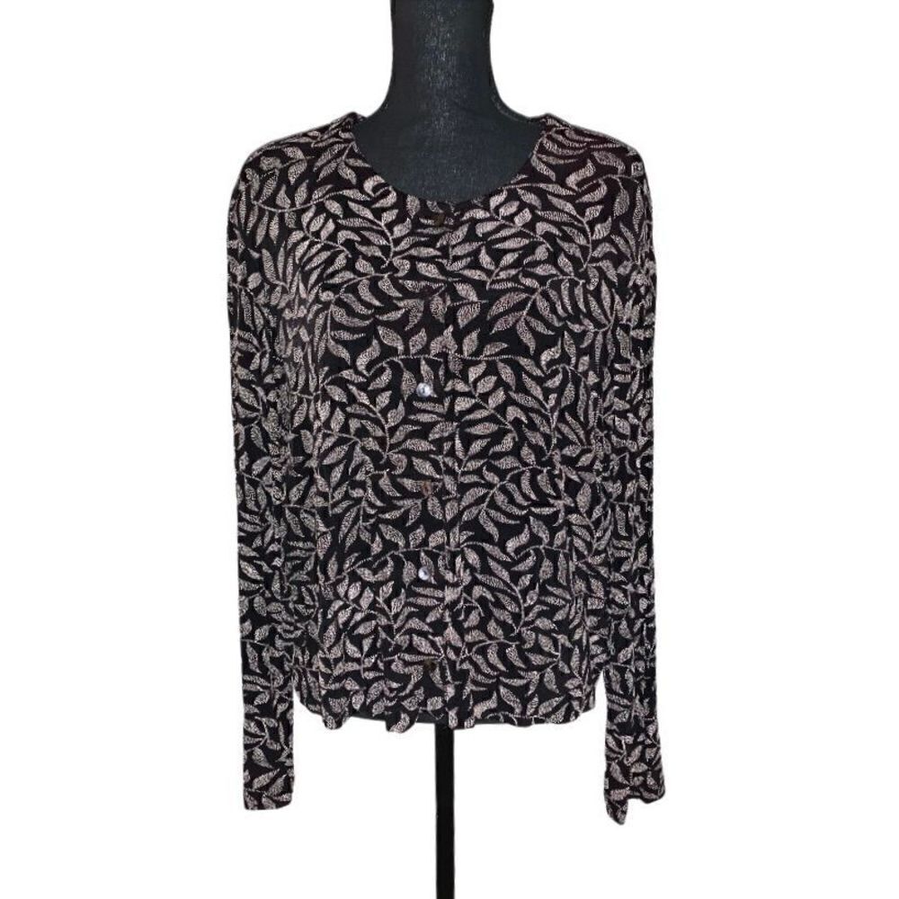 Ronni Nicole Printed Evening Cardigan